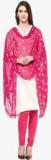 Dupatta Bazaar Pink Printed Dupatta Women