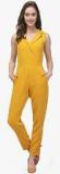 Eavan Mustard Yellow Solid Jumpsuit Women