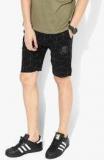 Ed Hardy Black Printed Shorts Men