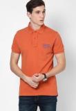 Ed Hardy Orange Polo T Shirt Men