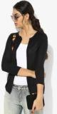 Elle Black Embroidered Shrug Women