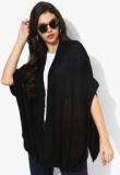 Elle Black Solid Shrug Women