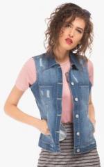 Elle Blue Washed Summer Jacket women