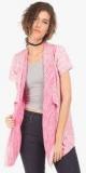 Elle Pink Textured Shrug Women