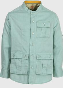 Ello Green Casual Shirt boys