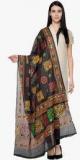 Enchanted Drapes Black Embellished Dupatta women