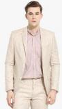 Envoy Beige Solid Suit Men