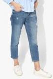 Esprit Blue Washed Regular Fit Jeans women