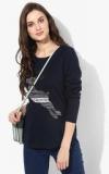 Esprit Navy Blue Embellished Blouse Women