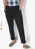 Esprit Navy Blue Slim Fit Solid Regular Trousers Men