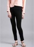 Ether Black Four Way Stretch Trousers Women