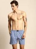 Ether Blue & White Checked Boxers ETHR BOX PK2 001A Men