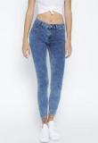 Ether Blue Washed Jeggings Women