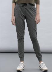 Ether Charcoal Grey Melange Joggers women