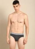 Ether Charcoal Grey Solid Brief ETHR BRF PK1 001E Men