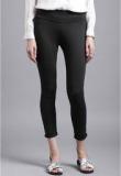 Ether Charcoal Grey Solid Jeggings Women