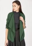 Ether Green Solid Shrug Women