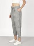 Ether Grey Slim Fit Trouser Women