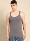 Ether Grey Solid Innerwear Vest ETHR RB PK1 001C Men