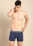 Ether Navy Blue & White Printed Trunk Eethr Trnk Pk1 Men