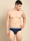 Ether Navy Blue Solid Brief ETHR BRF PK1 001D Men