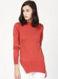 Ether Rust Solid Sweater Women