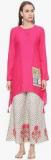 Evam Magenta Printed Kurta Men