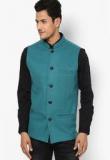 Even Acket Solid Aqua Blue Nehru Jacket Solid Green Nehru J Men