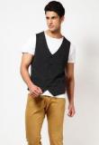 Even Striped Black Waistcoat Men