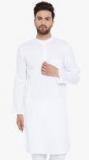 Even White Striped Kurta men