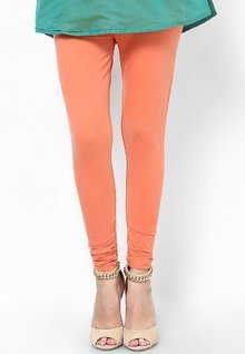 Evolution Orange Solid Legging women