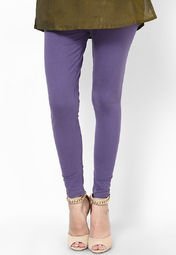 Evolution Purple Solid Legging Women