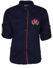 Evolve Navy Blue Party Shirt boys