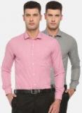 Excalibur Assorted Pack Of Two Slim Fit Casual Shirts Men