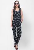 Faballey Printed Black Jumpsuit Women