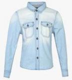 Fame Forever By Lifestyle Light Blue Casual Shirt boys