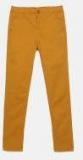 Fame Forever By Lifestyle Mustard Solid Regular Fit Chinos Boys