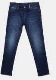 Fame Forever By Lifestyle Navy Blue Slim Fit Mid Rise Clean Look Stretchable Jeans Boys