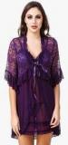 Fasense Purple Solid Nightwear Set women