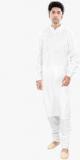 Fashion Curries White Checked Kurta Pyjama Men