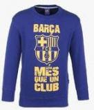 Fc Barcelona Barcelona Blue Round Neck Sweatshirt boys