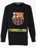 Fc Barcelona Black Graphic Sweatshirt boys