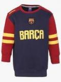 Fc Barcelona Navy Blue Graphic Sweatshirt boys