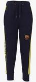 Fc Barcelona Navy Blue Printed Track Bottoms Boys