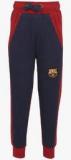 Fc Barcelona Navy Blue Solid Track Bottoms Boys