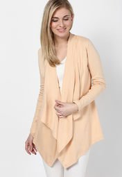 Femella Beige Shrugs Women