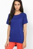 Femella Dropped Shoulder Slub Tee Women