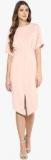 Femella Pink Solid Shift Dress Women