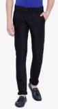 Fever Black Textured Chinos Men