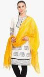 Fianna Yellow Solid Dupatta women